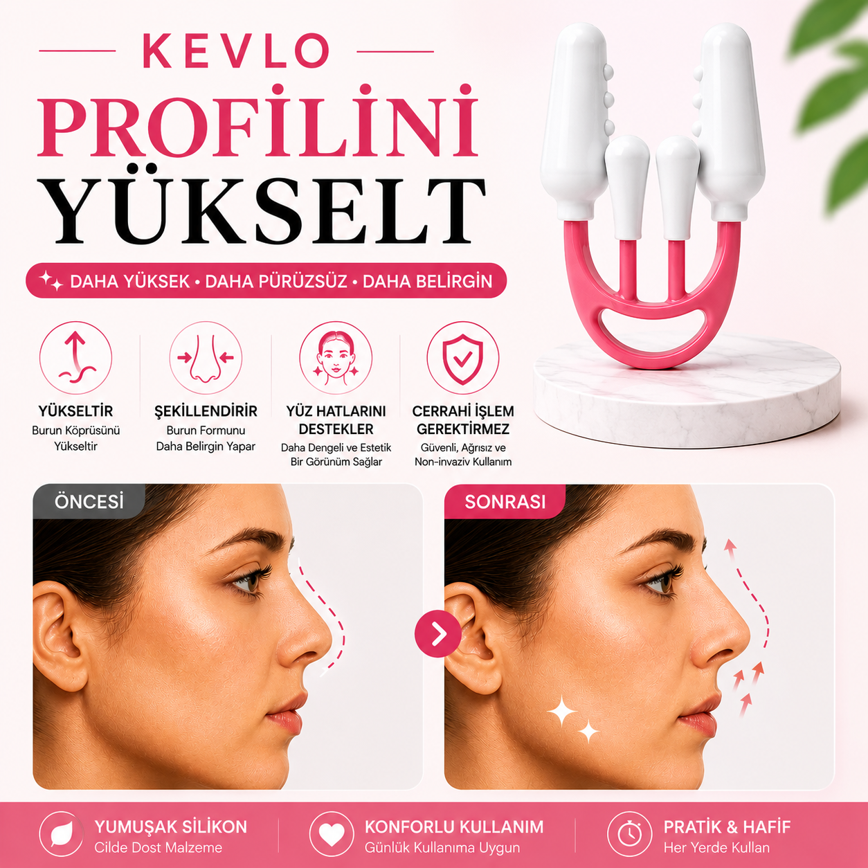Kevlo™ Burun Şekillendirici