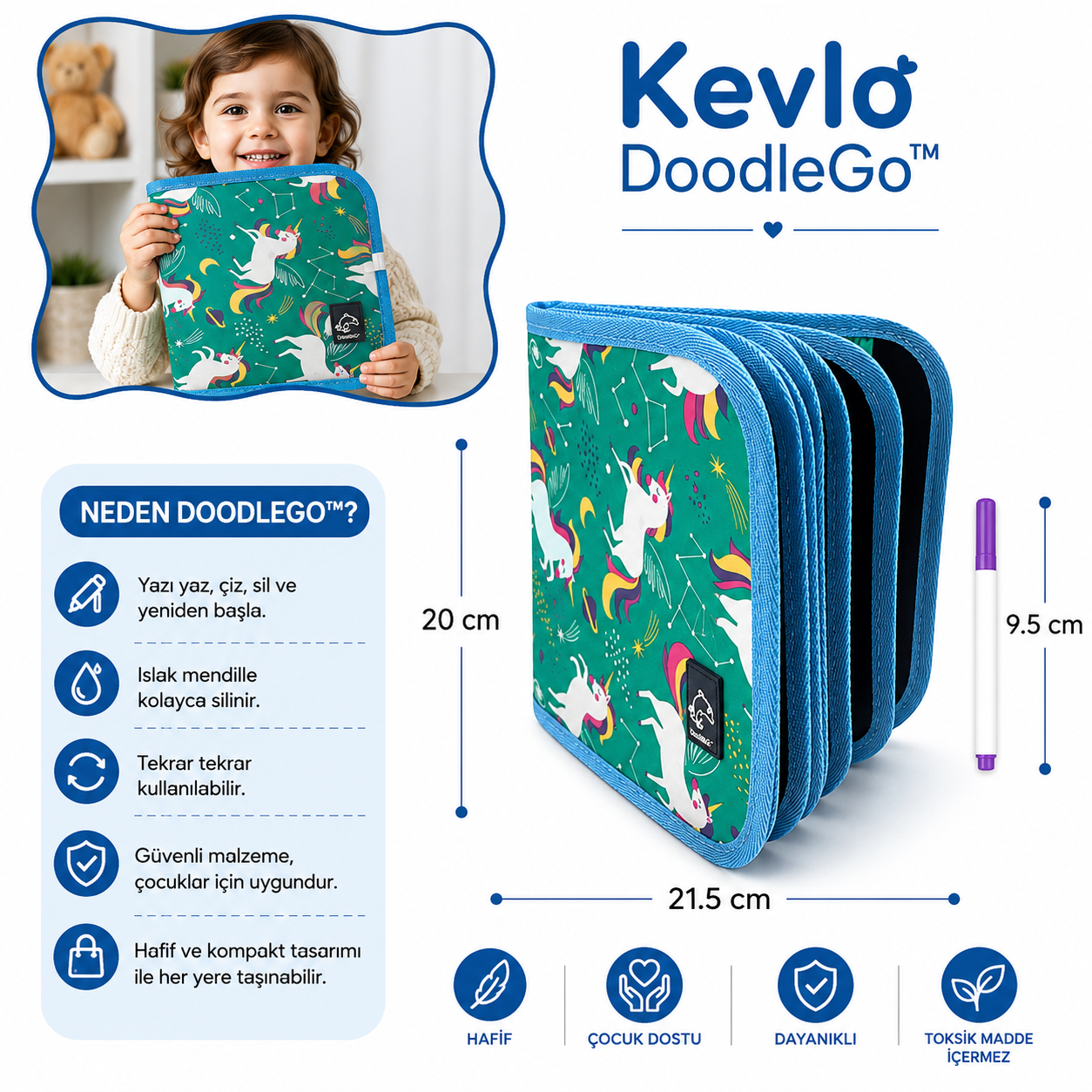 Kevlo DoodleGo™Ekransız Aktivite Seti